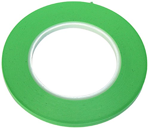 BONUS Eurotech 1BL23.32.0006/055A# Fine Line Tape, Synthetic Rubber Based Adhesive, +130°C, Width 6 mm, Length 55 m, Thickness 0.13 mm, Green