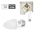 LOHAS 6watt Dimmable LED Candle Light Bulb E26 Base, Warm White 2700k, 60W Equivalent LED Bulbs, 550lm, 180 Degree Beam, Pack of 3
