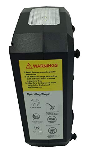 Truck Upfitters' 12V Air Compressor Pump with Digital Display and Auto Preset. Compact, Perfect for Car/Truck Tires and All Your Marine/Boat Inflatables! - Thumbnail 2