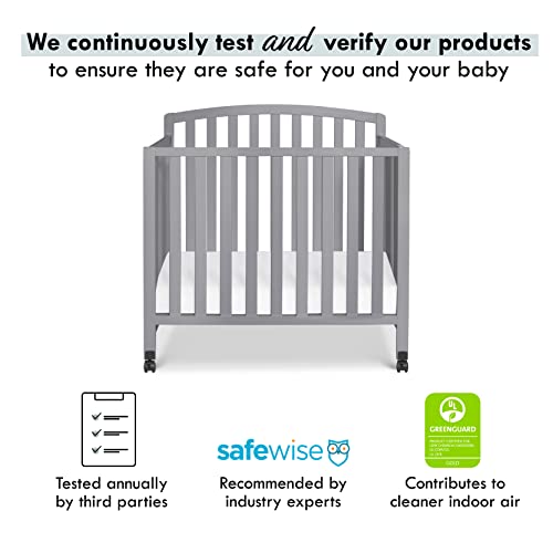 DaVinci Dylan Folding Portable 3in1 Convertible Mini Crib and Twin
