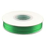 1/8in. Wide Double Faced Satin Ribbon - Emerald Green (100 yard spool)
