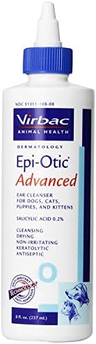 Epi-Otic Advanced Virbac Ear Cleaner for Dogs & Cats, 8-oz Bottle