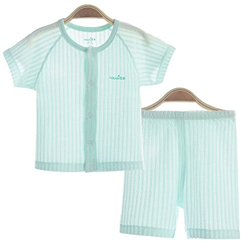 Summer Baby Clothes Girl Boy Clothing Set Thin Infant Costumes Short Sleeve Tops and Pants