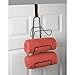 mDesign Metal Wall Mount 3 Level Bathroom Towel Rack Holder & Organizer - for Storage of Washcloths, Hand Towels, Robes - Bronze
