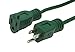 Woods Yard Master Light Duty Outdoor Extension Cord, 20Ft, 16 Gauge, 3 Conductor, Landscape and Patio Cord, Green, 160001