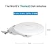 Elecwave 70 Miles Digital HDTV Antenna 360 Degree Omni-Directional Reception Outdoor/Indoor Amplified Antenna with 33 FT High Performance Coax Cable, White