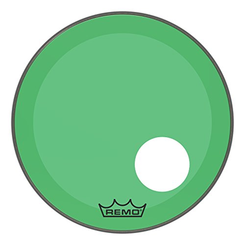 Remo Powerstroke P3 Colortone Green Bass Drumhead, 20