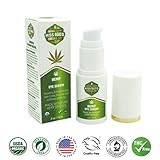 Miss Bud's Hemp Eye Serum Reduces Dark Circles and Puffiness Improve Elasticity Made with a blend of Pure Hemp Seed, Wheat Germ, Coconut and Sunflower oils