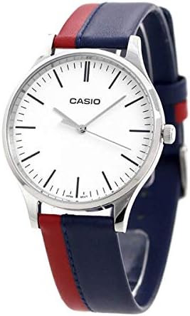Amazon カシオ Casio 腕時計 スタンダード チープカシオ 革ベルト バイカラー ブルー レッド Mtp E133l 2edf メンズ 並行輸入品 メンズ腕時計 腕時計 通販