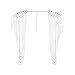 Beauty7 Harness Bikini Body Link Epaulet Shoulder Chain Necklace Collar Dangling Tassel Silver Tone