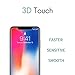 TOCOL [3 PACK] For iPhone X Screen Protector Tempered Glass [9H hardness] [3D Touch] [Bubble Free] with Lifetime Replacement Warranty [3 PACK]