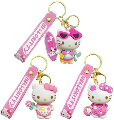 Amazon.com: Hello Kitty and Friends 3 Pack Keychain Set - Bundle