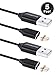 Smart&Cool Gen3 Nylon Braided Super Magnetic Micro USB Charging and Data Transfer Cable for Android Phone and Tablets (5ft-Black Twin Pack)