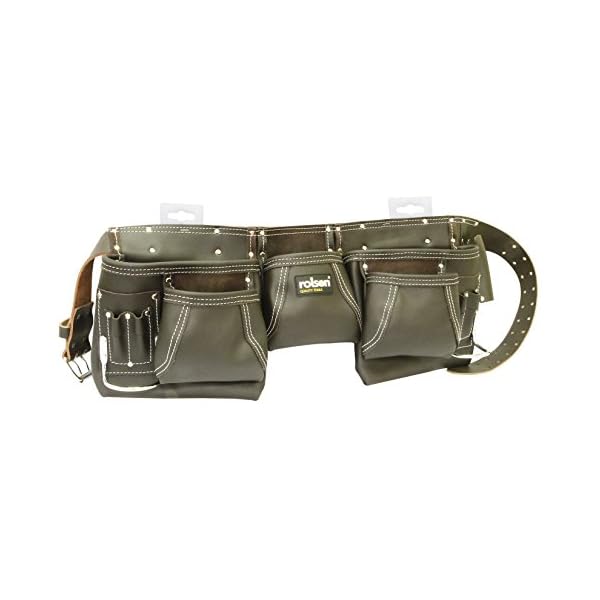 Rolson 68870 Twin Pocket Single Werkzeug Gürtel – Braun