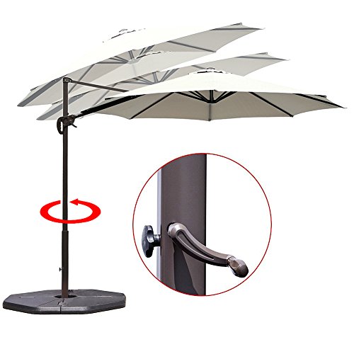 Купить Le Papillon 10 ft Cantilever Umbrella Outdoor Offset Patio