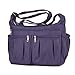 Lightweight Corss-body Purse Volcanic Rock Shoulder Bag(8981_Purple-Large)