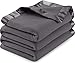 Utopia Bedding Fleece Blanket Twin Size Grey Soft Cozy Sateen Bed Blanket Microfiber