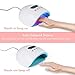 54W 28 LED UV/LED Nail Dryer, LARMHOI Gel Nail Light with 3 Timer Setting Sensor, Dual Light Source, LCD Display Screen, Gel Nail Lamp for Fingernail & Toenail Nail Polish Art