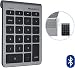 Macally 22 Keys Bluetooth Wireless Numeric Keypad for Mac with Arrow Keys & 10 Key Number Pad Keyboard for Easy Data Entry (Numpad for MacBook Pro Air Laptop iMac Desktop Computer Apple iPad Etc) primary