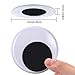 Sntieecr 8 Pack 3.1 Inch (8 cm) Giant Jumbo Wiggle Eyes with Self Adhesive for Halloween Party Craft Decorations