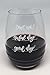 Stemless Red Wine Glass with Funny Sayings - 17 Ounce Good Day Awful Day Don't Ask! - Humorous Idea For Men, Women, Your Mom, Family and Friends On Any Special Occasion and Holidays
