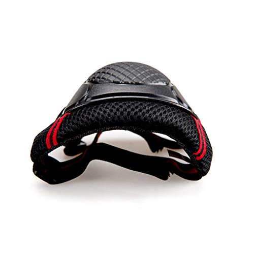 Huangou BMX Bike Knee Pads and Elbow Pads Wrist Guards Sports Protective Gear Safety Pad Safeguard Protective Gear Set for Biking, Riding, Cycling and Multi Sports Safety - Ship from US (S, Red)