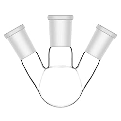StonyLab Glass 50ml Heavy Wall 3 Neck Round Bottom