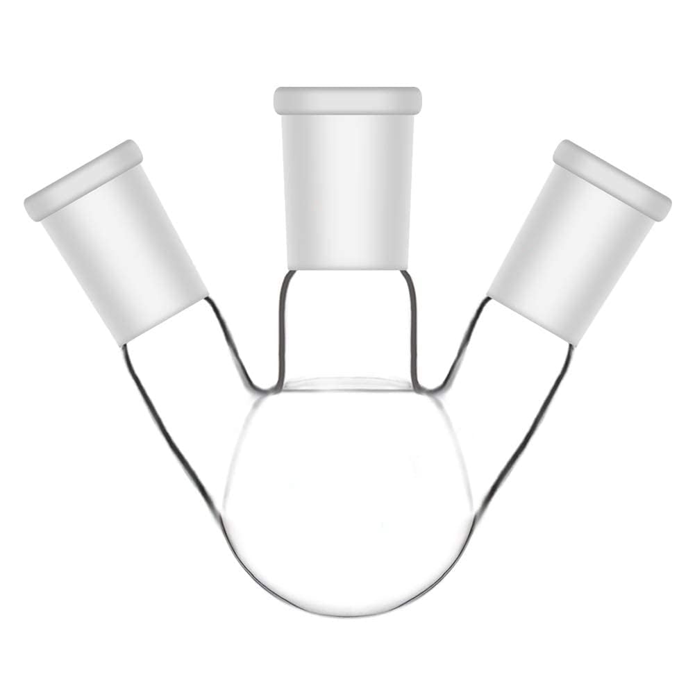StonyLab Glass 50ml Heavy Wall 3 Neck Round Bottom