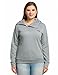 Meaneor Women Plus Size Tunnel Neck Long Sleeve Pullover Pockets Hoodie Sweatshirt (L-4XL)