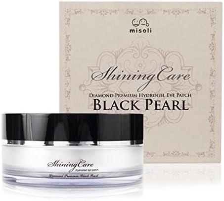 [MISOLI] SHINING CARE DIAMOND PREMIUM HYDROGEL EYE PATCH - BLACK PEARL 1.5g x 60ea(30pairs)