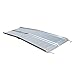 HOMCOM Wheelchair Ramp 8FT, Foldable Aluminum Threshold Ramp with Non-Slip Surface and Handle, 600lbs Weight Capacity, Suitcase Handicap Ramp for Home, Doorways, Curbs, Steps