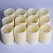 antizer Flameless Candles Battery Operated LED Pillar Real Wax Flickering Unscented Candles with Remote Control Cycling 24 Hours Timer Ivory Color 12-Pack (3
