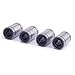Cylewet 4Pcs LM8UU Linear Bearing 8mm Ball Bushing Linear Slide for 3D Printer 8mm x 15mm x 24mm (Pack of 4) CYT1005