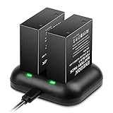 BLH-1 (Fully Decoded), ENEGON Battery (2-Pack) and Rapid Dual USB Charger for Olympus BLH-1 and Olympus OM-D OMD E-M1 Mark II/EM1 Mark II/Mark 2 Digital Camera