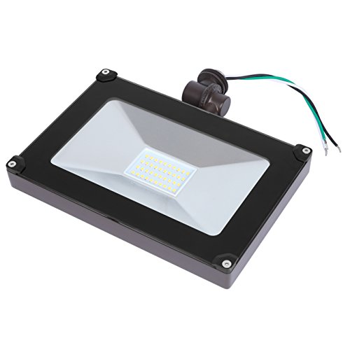 Cinoton 30W LED Flood Light With Knuckle, 3600 Lumen 5000K (Crystal White Glow) Waterproof security outdoor floodlight