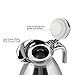 HOMKO Insulated Coffee Carafe - 68 oz Stainless Steel Thermal Carafe Coffee / 12 cup Thermal Pitcher / 12 Hour Heat Retention (Silver)