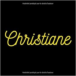 Amazon In Buy Christiane Format Carre 21 6x21 6 Cm 100 Pages Objet Cadeau Souvenir Livre D Or Avec Le Prenom Christiane Evenements Anniversaire Couverture Noire Or Qualite Premium Book Online At Low Prices In