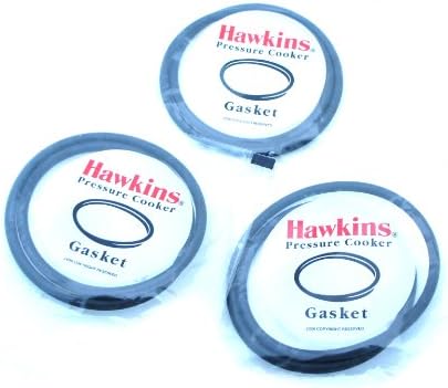 Hawkins Futura Rubber Gasket For 4L- 7L Tall Pressure Cooker And 2 Units Of Futura Safety Valve Black B08f6f2pnm