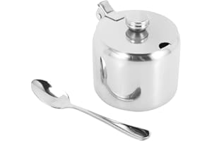 7.5cm Spice Storage Jar with Lid Durable Container Sauce Cans Seasoning Pot for Kitchen