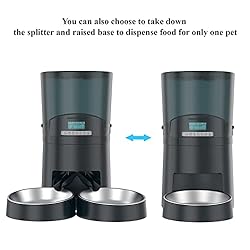 Cat Feeder, HoneyGuaridan 6.5L Automatic Pet Feeder