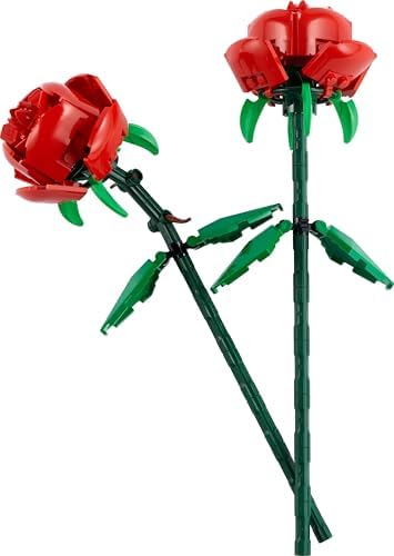 Botanicals Rosen - Kunstblumen Set - Geschenk zum Muttertag - Schreibtischdeko oder Blumendeko - Modellbau für Frauen und Männer - 40460