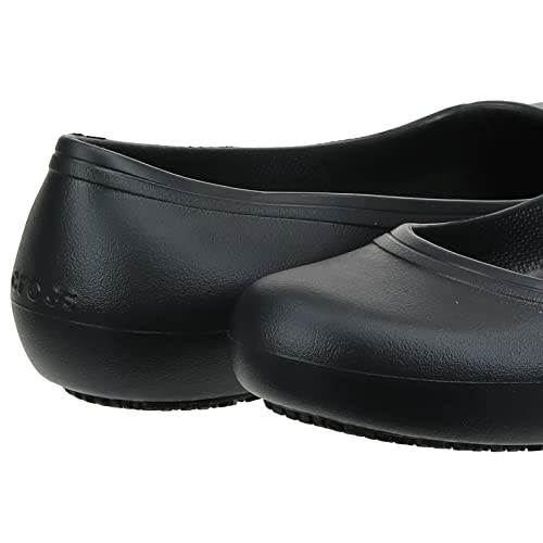 Crocs At Work Ballet Flats Slip Resistant Shoes, Black, 9 Women Pricepulse