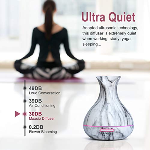 PRIFOREST USB Essential Oil Diffuser – 400ml Ultrasonic Aromatherapy Diffuser for Essential Oil- 4 Timer and Auto-Off… - Image 5
