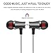 AOKII Wired In-Ear Earbud Headphones with Mic & Remote Control,Magnet Attraction Earphones,Comfortable Earphones Compatible for iPhone,Android