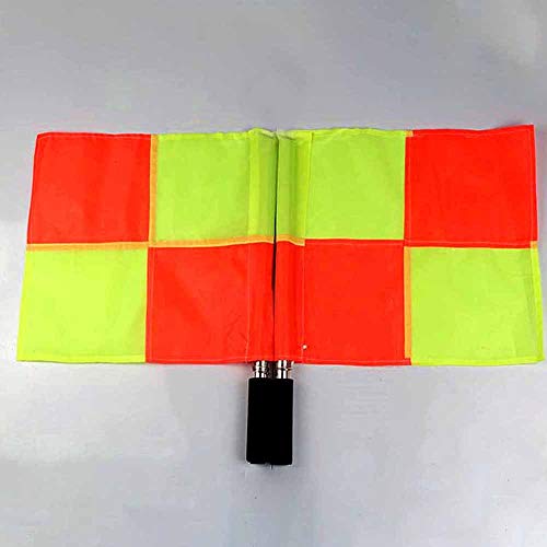 Renxinu Linesman Flags,Football Soccer Linesman Flags Rugby Hockey Train Referee Flag Equipment Waterproof Pack of 2