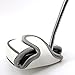 Big Teeth Small Golf Putter Cover Half Mallet Mini Golf Headcover Club Head Protector Magnetic Closure for Scotty Cameron Taylormade Odyssey Club (White)