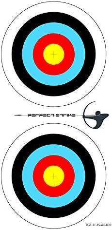 Heavyweight Paper Targets for Archery and Marksmanship. Great for practice indoors, at the range or in the back yard. (25 Targets)