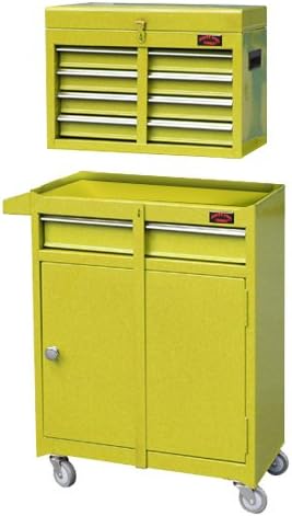 MEDIUM TOOL CHEST TOP CABINET TOP BOX AND ROLL YELLOW