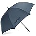 G4Free 62 Inch Automatic Open Golf Umbrella Sun Protection Windproof Oversize Large Waterproof Stick Umbrellas(Navy)
