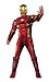 Rubie's Men's Captain America Civil War Deluxe Muscle Chest Iron Man Costume